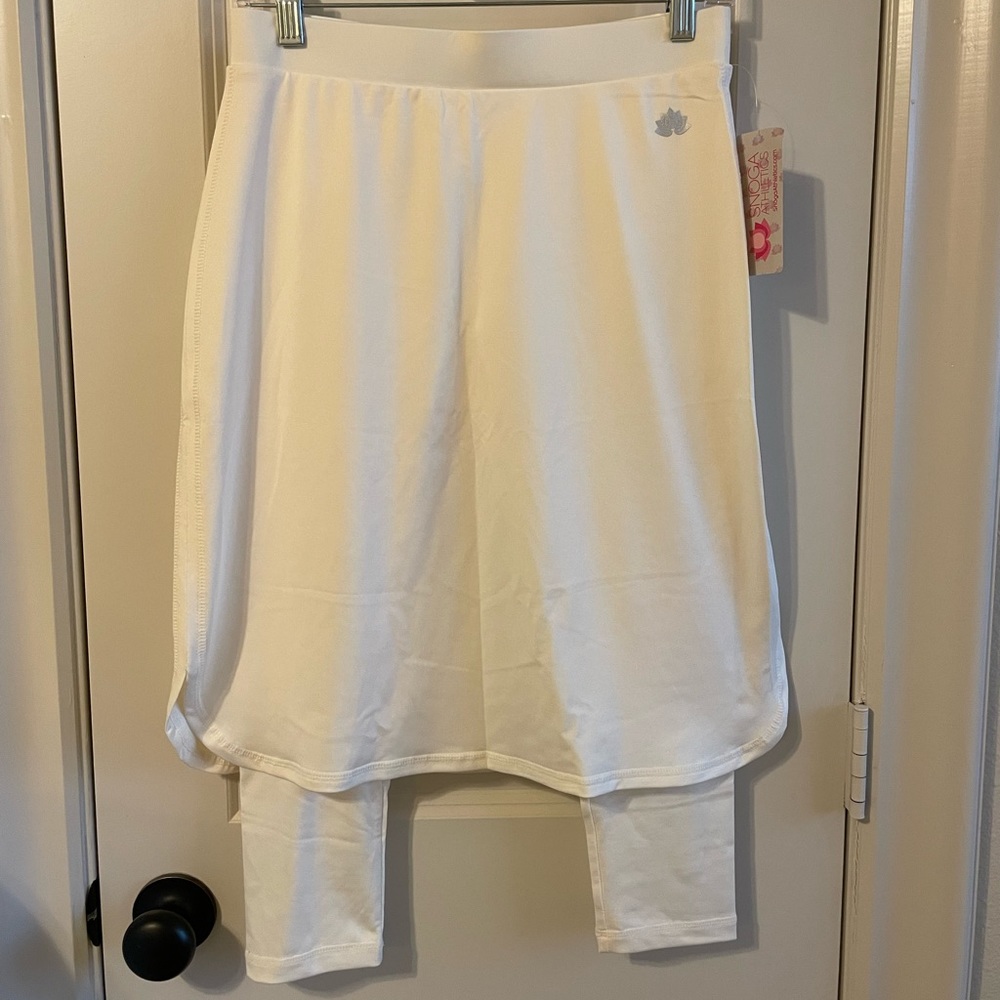 Cream Snoga Athletics Skirt size small